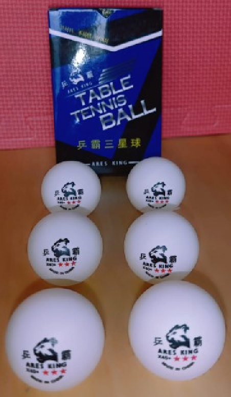 PING PONG BALLS CAJA DE 6 UNIDADES