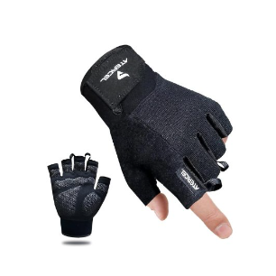 GUANTES PARA LEVANTAMIENTO DE PESO TALLA L NEGRO