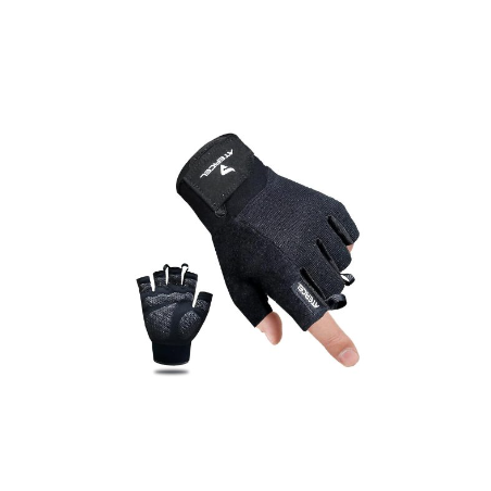GUANTES PARA LEVANTAMIENTO DE PESO TALLA L NEGRO