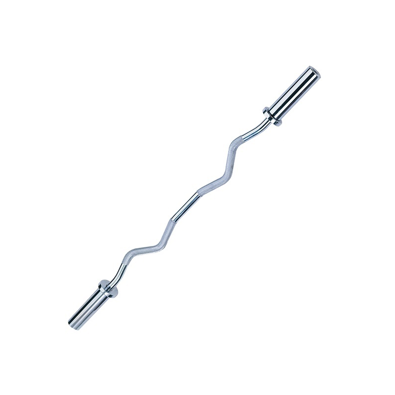 OLYMPIC CURL BAR CHROME
