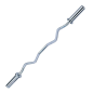 OLYMPIC CURL BAR CHROME