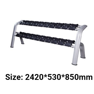 RACK PARA MANCUERNAS HORIZONTAL 10 PARES MARCA SPORTMEC