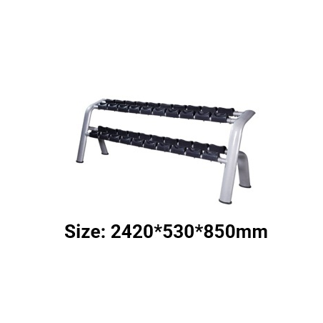 RACK PARA MANCUERNAS HORIZONTAL 10 PARES MARCA SPORTMEC