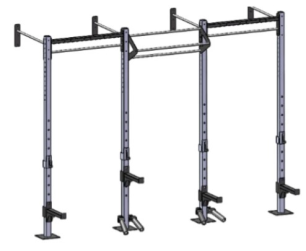 RACK DE PARED MULTIESTACION PARA ENTRENAMIENTO MARCA ATHLOS FITNESS