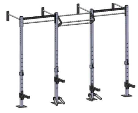 RACK DE PARED MULTIESTACION PARA ENTRENAMIENTO MARCA ATHLOS FITNESS