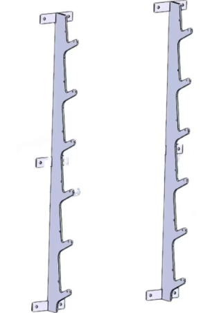 RACK DE PARED PARA BARRAS MARCA ATHLOS FITNESS