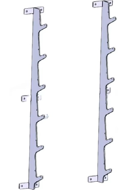 RACK DE PARED PARA BARRAS MARCA ATHLOS FITNESS